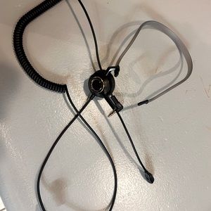 Behind the head headset for call center